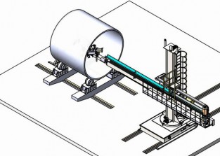 Комплекс дуговой сварки КДС-121  (автоматическая сварка кольцевых и продольных швов под флюсом)  (модернизация имеющегося оборудования: сварочной колонны RANSOME  и опорного роликового вращателя ESAB)
